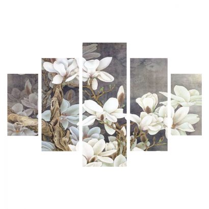 ΠΕΝΤΑΠΤΥΧΟΣ ΠΙΝΑΚΑΣ MDF MAGNOLIA KOBUS ​FB97207.01 82X56x0,3 εκ.