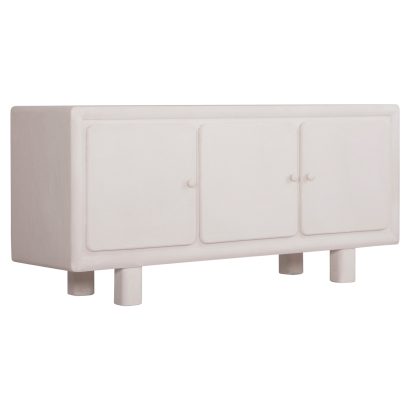 ΜΠΟΥΦΕΣ FB918068 MDF ΣΕ ΥΠΟΛΕΥΚΟ ΧΡΩΜΑ-3 ΠΟΡΤΕΣ 140x38x64Υεκ.