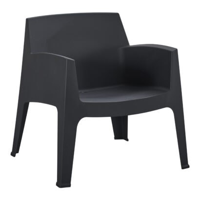 ΠΟΛΥΘΡΟΝΑ ΠΟΛΥΠΡΟΠΥΛΕΝΙΟΥ LOUNGE FB96365.02 ΜΑΥΡΟ 62x68x73Υεκ.
