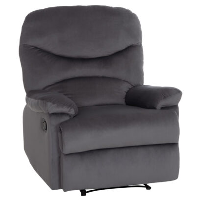 ΠΟΛΥΘΡΟΝΑ RELAX FB93298.01 ΓΚΡΙ ΒΕΛΟΥΔΟ 85x90x95Υεκ.