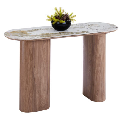 ΚΟΝΣΟΛΑ FB918446 ΚΕΡΑΜΙΚΟ TOP PANDORA--MDF ΠΟΔΙΑ 120x40x76Υεκ