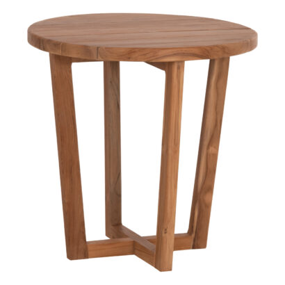 ΤΡΑΠΕΖΙ ΜΕΣΗΣ ΣΤΡΟΓΓΥΛΟ FB96650 ΞΥΛΟ TEAK ΦΥΣΙΚΟ Φ65x65Υεκ.
